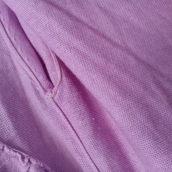 Lululemon Lavender Wrap-Front Knit Sweater Size 8 - Picture 6 of 8